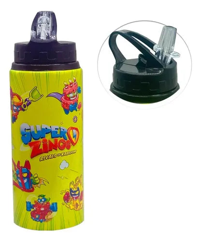 Blister 5 Figuras Coleccionables Superzings+1 Botella Serie3