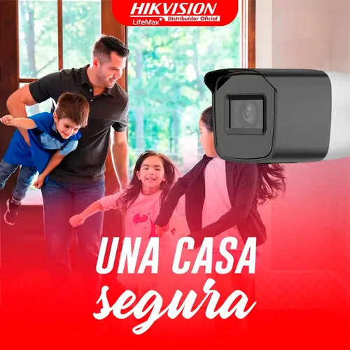 Camara Analoga Bala Hikvision 2mp Lente Varifocal Ir40m Ip67 Blanco
