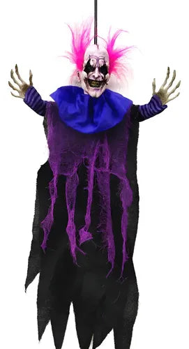 Payaso Colgante Accesorio Decorativo Terror Halloween 60 Cm