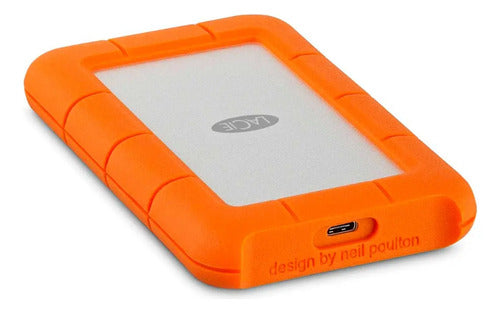 Disco Duro Externo Lacie Rugged 1tb Usb-c 3.0 Rescue 130mbs Naranja