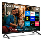 Smart Tv 32  Aoc Roku Tv Series 32s5045 Led Hd Wifi Hdmi Usb