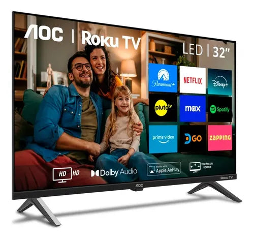 Smart Tv 32  Aoc Roku Tv Series 32s5045 Led Hd Wifi Hdmi Usb