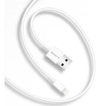 Cable Lightning A Usb-a Master-g Carga Rapida Power 2.1a 1m Blanco