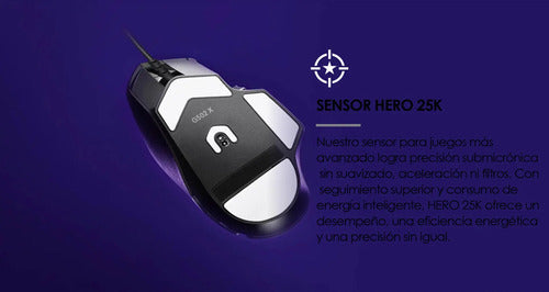 Mouse Gamer Logitech G502 X Sensor Hero 25k Usb 13 Botones Negro