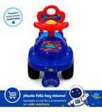 Correpasillo Andador Auto Respaldo Bocina Maleta 18-36 Meses Azul