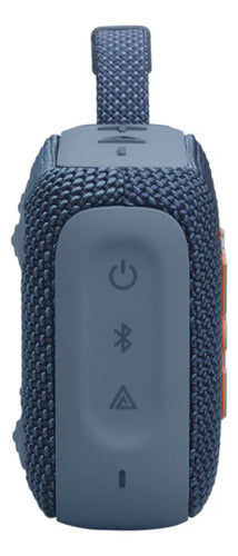 Parlante Jbl Go 4 Jblgo4 Portátil Con Bluetooth Waterproof Azul Acero