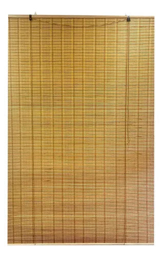 Cortina Enrollable De Bambu Homey Cortina Roller 150x180 Natural Claro