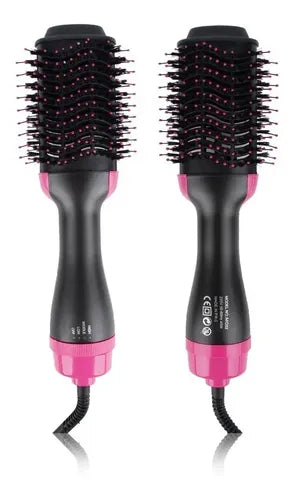 Cepillo Alisador Secador One Step Ion Modelo Nv-7211 Rosa
