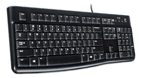 Teclado Alambrico Logitech K120 Usb 2.0 Español Antiderrame Negro Español España
