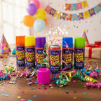 12 Serpentina Spray Divertido Celebración Fiestas 250ml