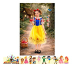 Trajes Disfraces Cuentos Infantiles Dia Del Libro Halloween Blanca Nieves 7-9