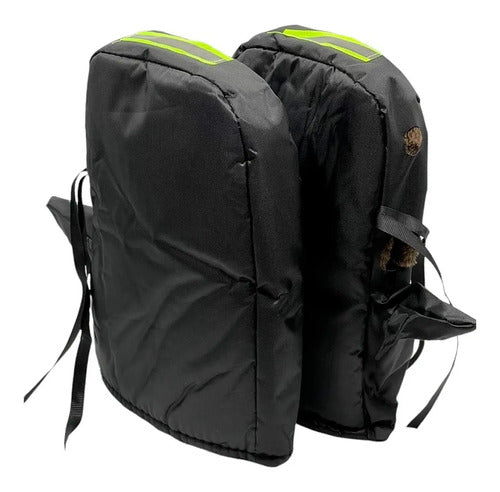 Cubre Puños Manos Con Chiporro Protector De Frio Impermeable Color Oscuro Izquierdo/derecho