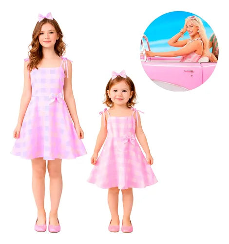 Disfraz Barbie Cuentos Infantiles Dia Del Libro Halloween Rosado