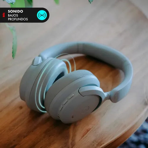 Audifonos Inalambricos Blik Soul900 + Estuche Tws Anc 60hrs Gris