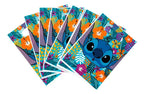 Pack 10 Bolsas Para Dulces Stitch Cumpleaños Fiestas Niños Azul Acero Stitch