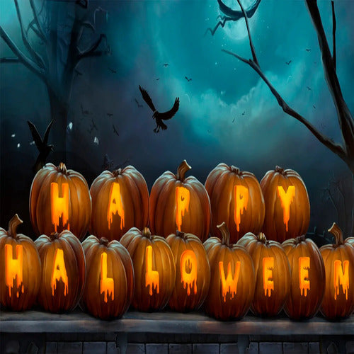 Castillo Led Inflable Decoracion Terror Halloween 270cm