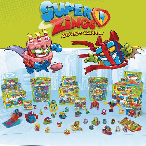 Super Zings Caja 25 Figuras Coleccionables Serie 3