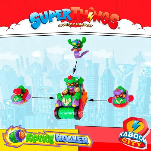 Superthings Vehiculo Spike Roller Rivals Of Kazoom Original