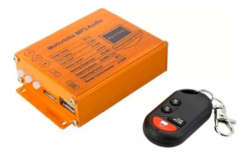 Alarma Radio Para Moto C/ Parlantes Frecuencia Fm Mp3 Sd Usb
