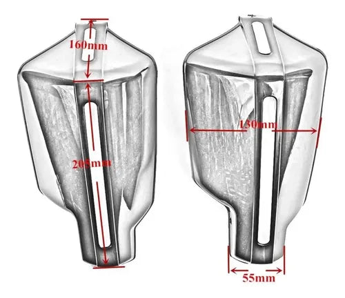 Cubre Puños Universal Para Motos 22mm 7/8 Manos Toda Prueba Negros