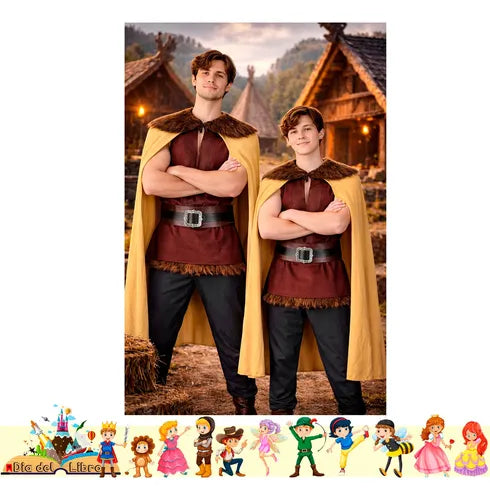 Disfraz Vikingo Cuentos Infantiles Dia Del Libro Halloween Marrón