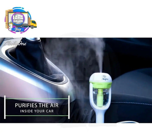 Difusor De Aroma Para Auto Humificador Con Colores Full Blanco