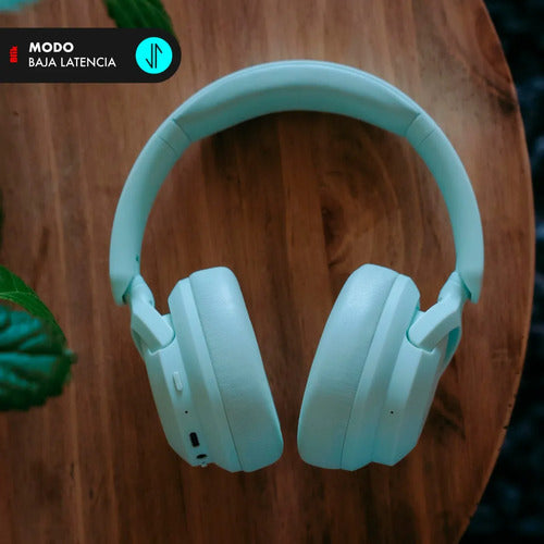 Audifonos Inalambricos Blik Soul900 Anc Tws 60hrs + Estuche Verde