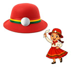 Sombrero Nortino Infantil Deploy Rojo Cierre Ajustable Material Reciclado Estandar Liso