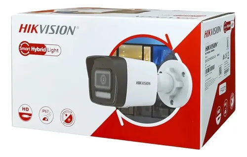Bullet Ip 2mp Con Micrófono Ip67 Ds-2cd1023g2-liu Hikvision - Blanco