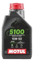 Aceite Para Motor Motul 5100 4t. Semi-sintético 15w-50 Para Moto/cuatriciclo De 1 Unidad X 1l