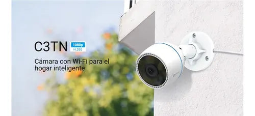 Camara Wifi Ip C3tn Ezviz Fullhd Exterior Ip67 Microsd-nube Blanco