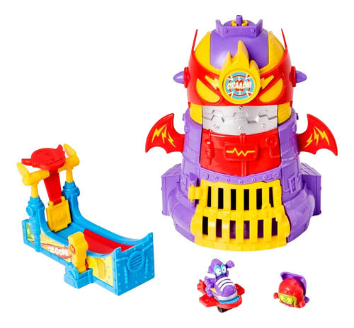 Superzing Playset Power Assault Torre + Rampa + 2 Figuras