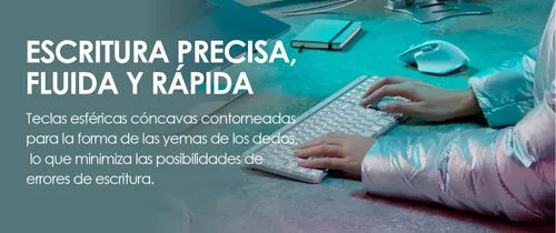 Teclado Inalambrico Logitech Mx Keys S Recargable Usb-c A A Grafito Español Latinoamérica