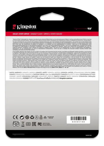 Disco Solido Ssd Interno Kingston A400 960gb 6gb/s 500mb/s Negro