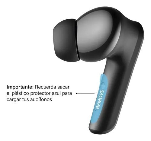 Audifonos Bluetooth Blik Game-x Baja Latencia 30 Hrs Azul