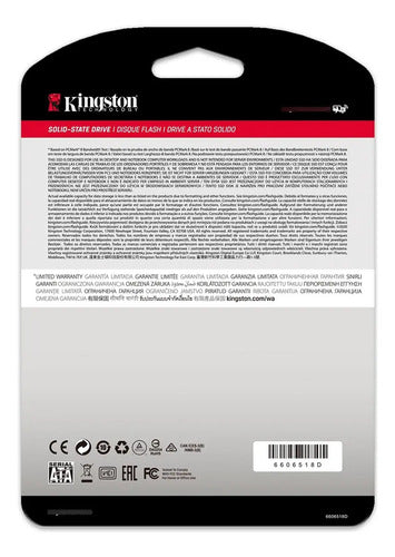 Disco Solido Ssd Interno Kingston A400 240gb 6gb/s 500mb/s Negro