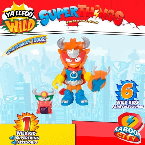 Superthings Wild 1 Kid Silverhorn +1 Superthings +1 Accessor