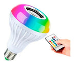 Ampolleta 12w Bluetooth Musical Y Multicolor Con Control Rgb