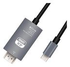 Cable Usb C A Hdmi 4k De 2 Metros Tipo C 3.1 Alta Velocidad