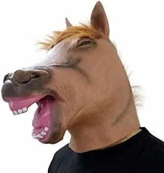 Mascara Caballo Loco - Halloween - 100% Látex Ideal Fiestas Portada Crazy Horse