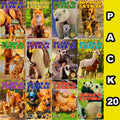 Sopas De Letras Animales Pack De 20 Unidades