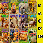 Sopas De Letras Animales Pack De 20 Unidades
