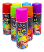 Pack 6 Spray Pintura Para Cabello Temporal Varios Colores Surtido