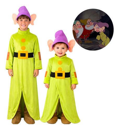 Disfraz Traje Enano Cuento Infantil Dia Del Libro Halloween Verde