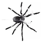Araña Colgante Animatronics Halloween Decoración Miedo/broma Negro