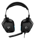Audifono Gamer Logitech Alambrico G432 7.1 Surround Microfno Negro