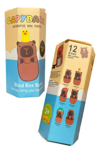 Caja 12 Mini Capibaras Sorpresa Sonny Angel Para Celular