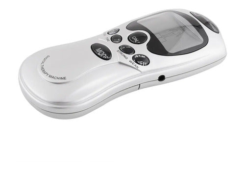 Masajeador Corporal Eléctrico Acupuntura Terapia Digital Gris