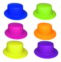X6 Gorros Chaplin Fluor Fiestas Hora Loca Surtidos  Surtidos