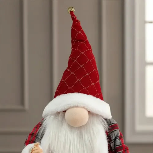 Muñeco Elfo Animatronic Duende Decoracion Fiestas Navideñas Rojo